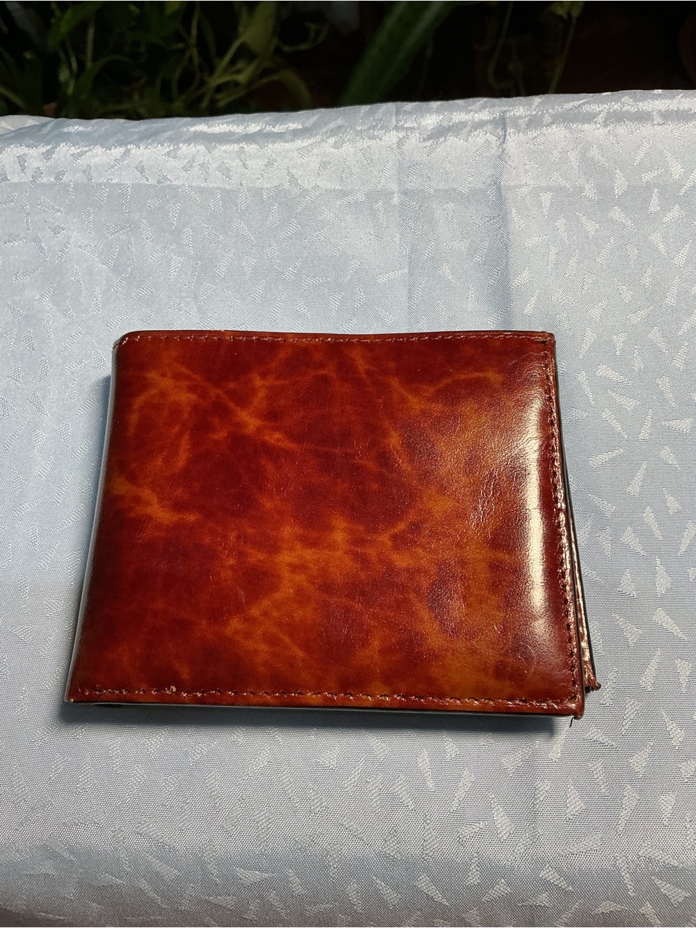 Men's Leather Bifold Wallet - Brown